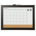 Quartet Combination Calendar Board, Espresso Frame (79275