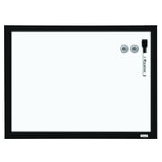 Quartet Magnetic Dry-Erase Board 17 x 23 Black Finish Frame - Whiteboards