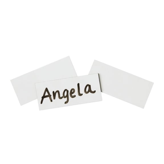 Quartet Magnetic Whiteboard Strips, 7/8" x 2", Rewritable, White, 25 Pack (MWS)