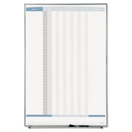 Quartet  Matrix Employee Tracking Board  34 x 23