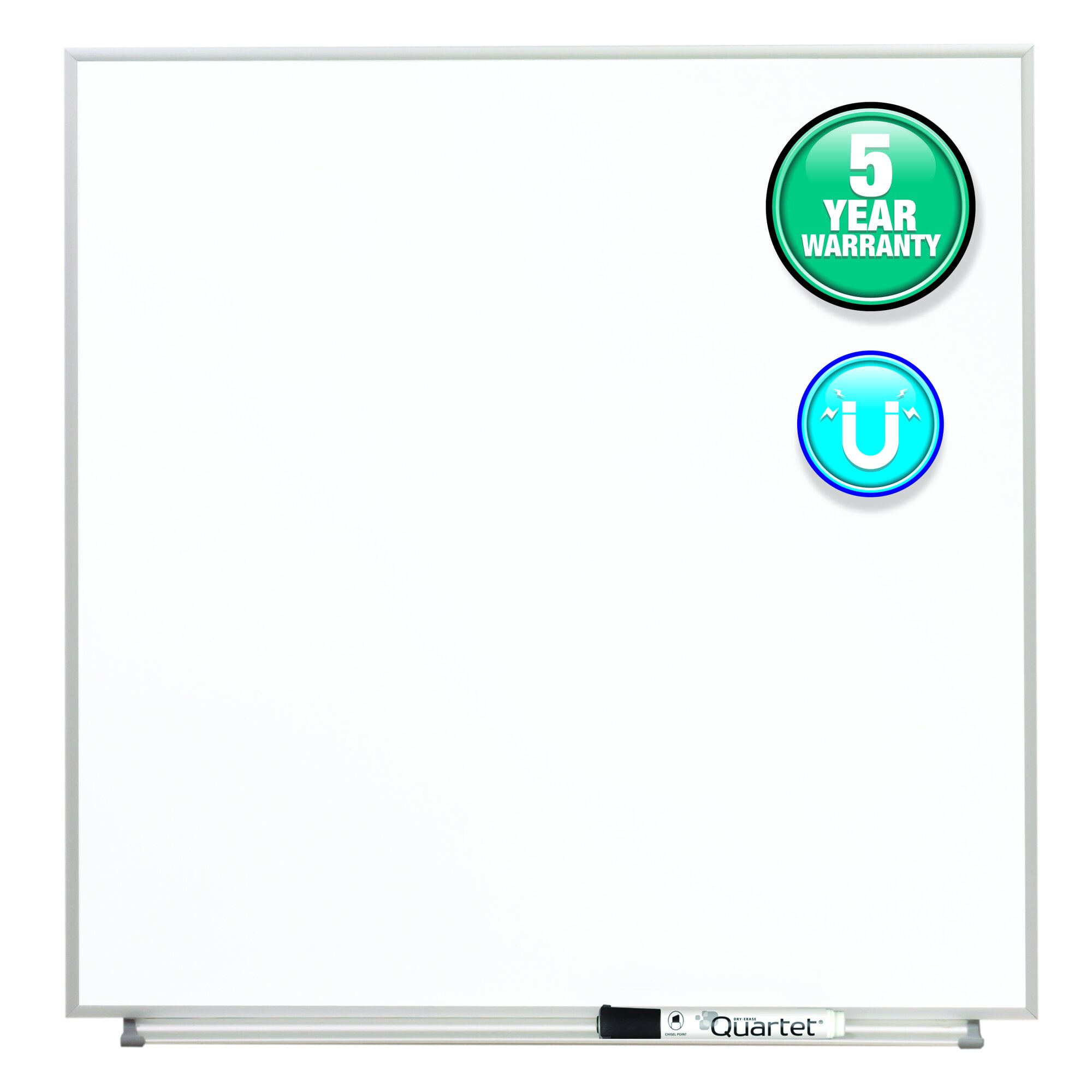 Quartet Matrix Magnetic Modular Whiteboards, 23" x 23", Silver Aluminum Frame