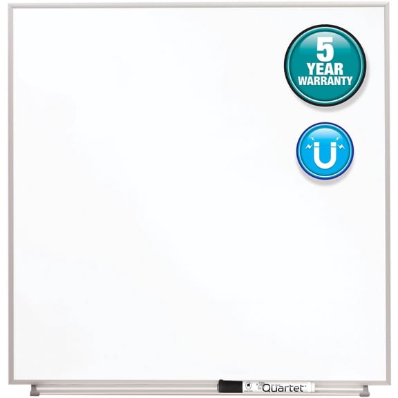 Quartet Matrix Magnetic Modular Whiteboards, 23" x 23", Silver Aluminum Frame