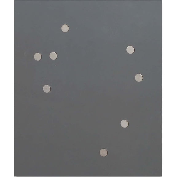 Quartet, QRTSM50, Matrix Disc Shape Magnets, 50 / Pack, Silver