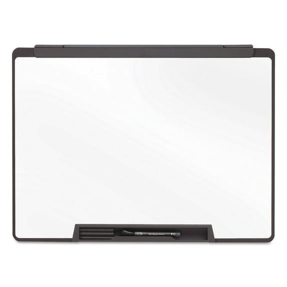 Quartet Motion Portable Dry Erase Board, 36" x 24", White, Black Frame