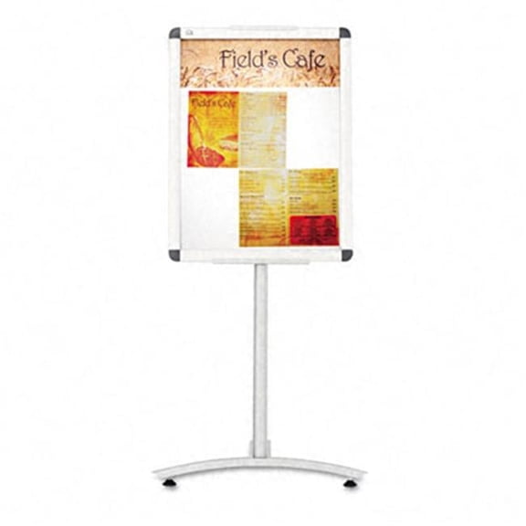 Quartet Pedestal Base Sign Stand Aluminum 54 h
