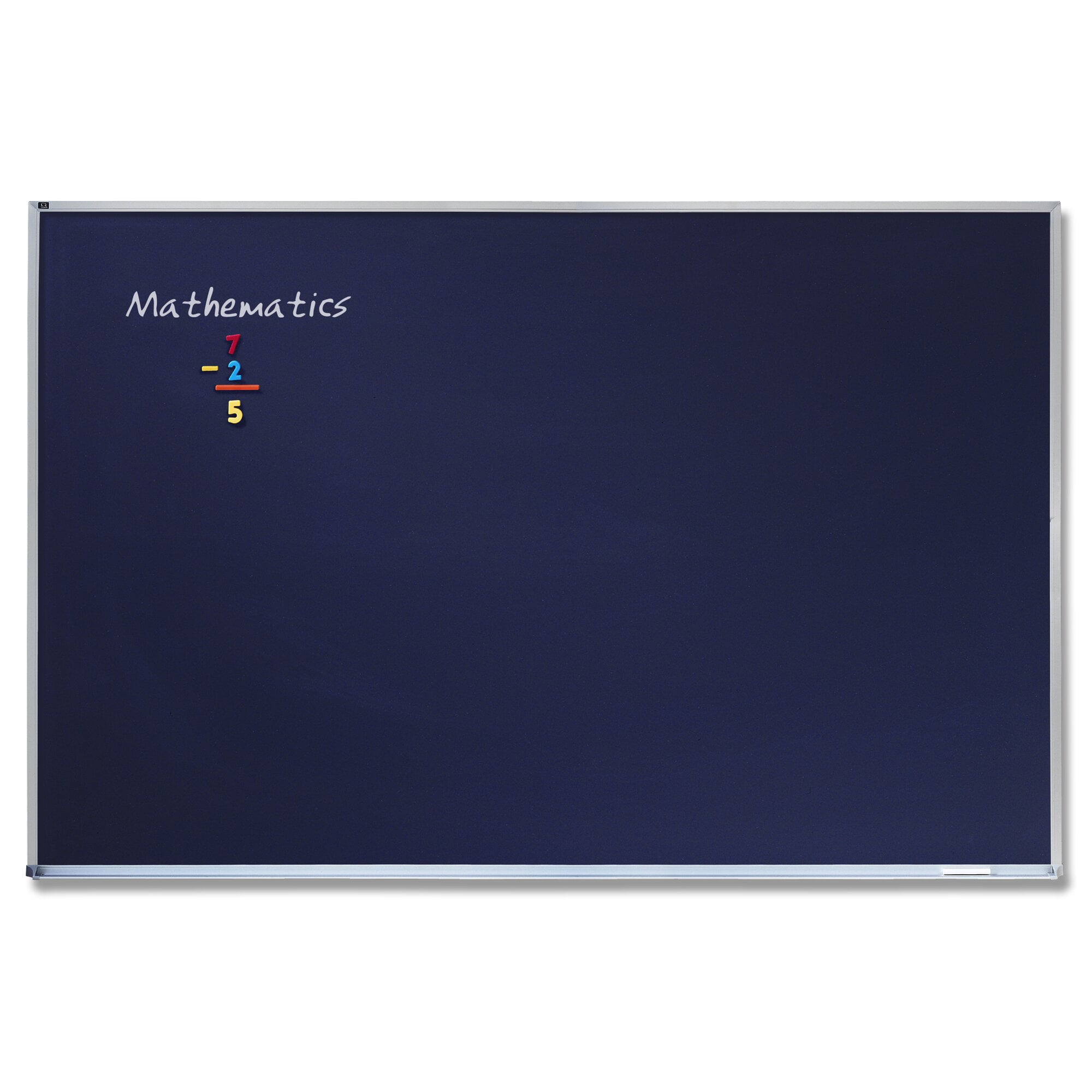 Quartet Porcelain Black Chalkboard, Magnetic, 2' x 3', Aluminum Frame