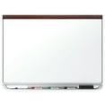 thumbnail image 1 of Quartet® Prestige™ 2 DuraMax® Porcelain Magnetic Dry-Erase Whiteboard, 72" x 48", Wood Frame With Mahogany Finish, 1 of 2