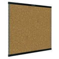 thumbnail image 1 of Quartet Prestige 2 Magnetic Cork Bulletin Board, 3' x 2', Black Finish Aluminum Frame, 1 of 4