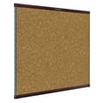 thumbnail image 1 of Quartet Prestige 2 Magnetic Cork Bulletin Board, 3' x 2', Mahogany Finish Aluminum Frame, 1 of 4