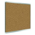 thumbnail image 1 of Quartet Prestige 2 Magnetic Cork Bulletin Board, 4' x 3', Silver Finish Aluminum Frame, 1 of 4