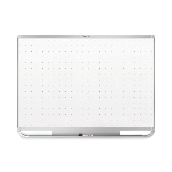 Quartet Prestige 2 Magnetic Total Erase Whiteboard, 48" x 36", White Surface, Silver Aluminum/Plastic Frame