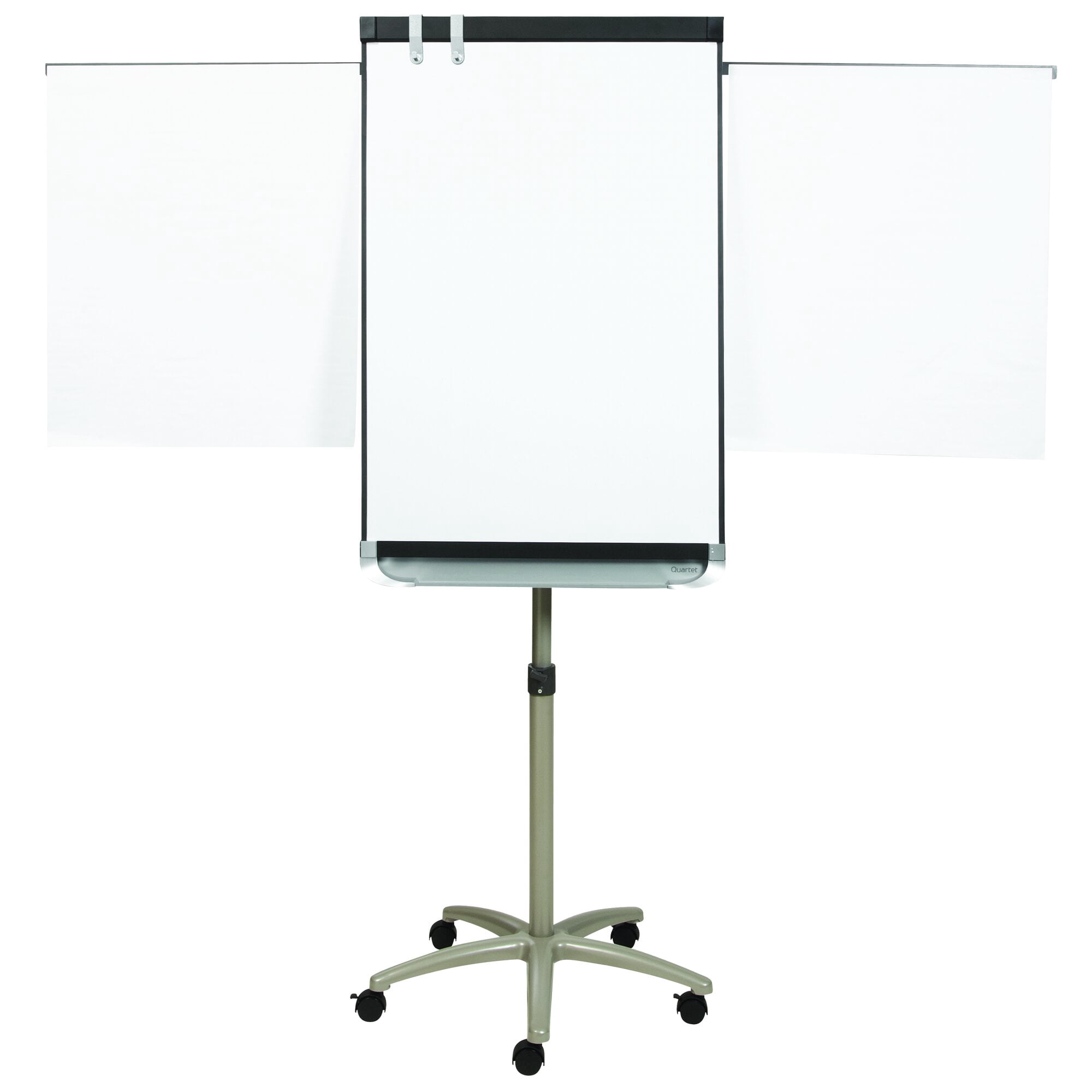 Quartet Prestige 2 Mobile Presentation Easel, Magnetic Whiteboard/Flipchart, 36" x 24", Graphite Finish Frame