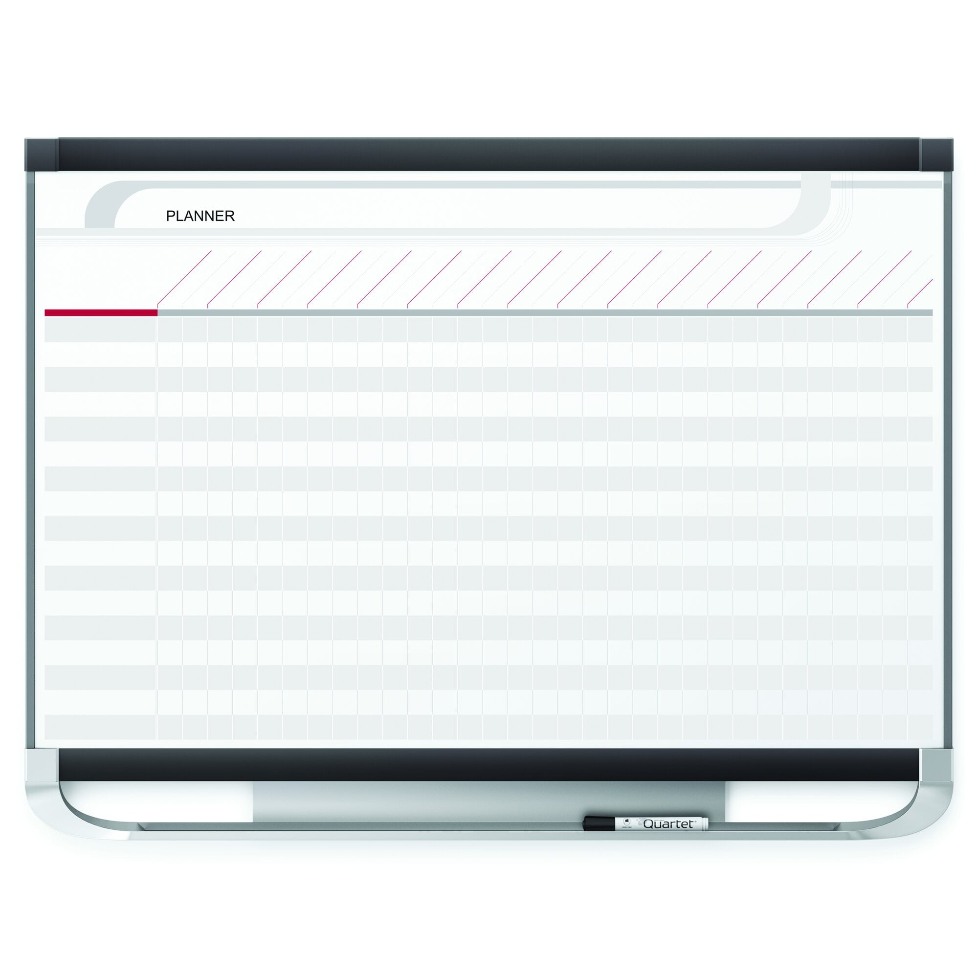 Graphite Magnetic Total Erase Project Planner Board 36" x 24"