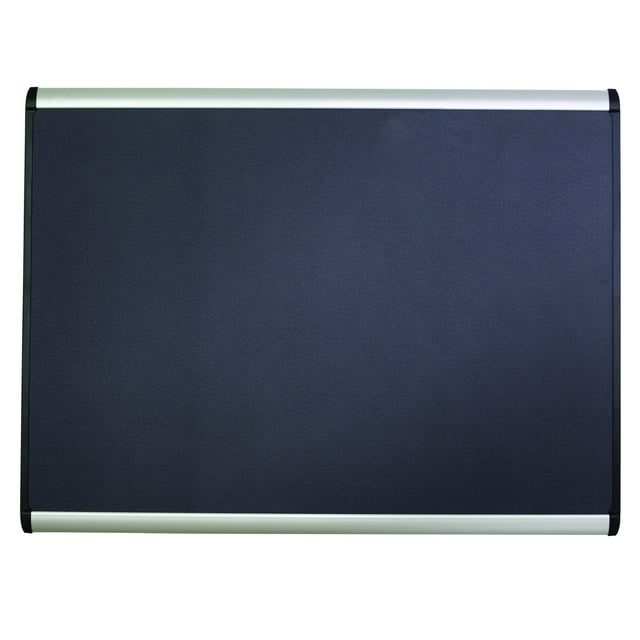 Quartet Prestige Plus Magnetic Fabric Bulletin Board, 3' x 2', Aluminum Frame