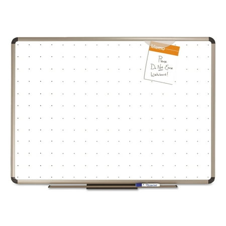 Quartet Prestige Total Erase Whiteboard 96 x 48 White Surface Euro Titanium Frame TE568T