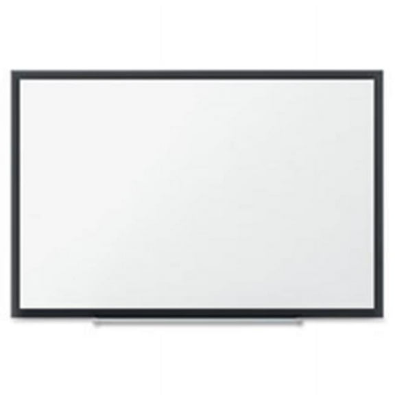 Quartet QRT Magnetic Dry-Erase Board- Black Aluminum Frame - 5ft. x 3ft.