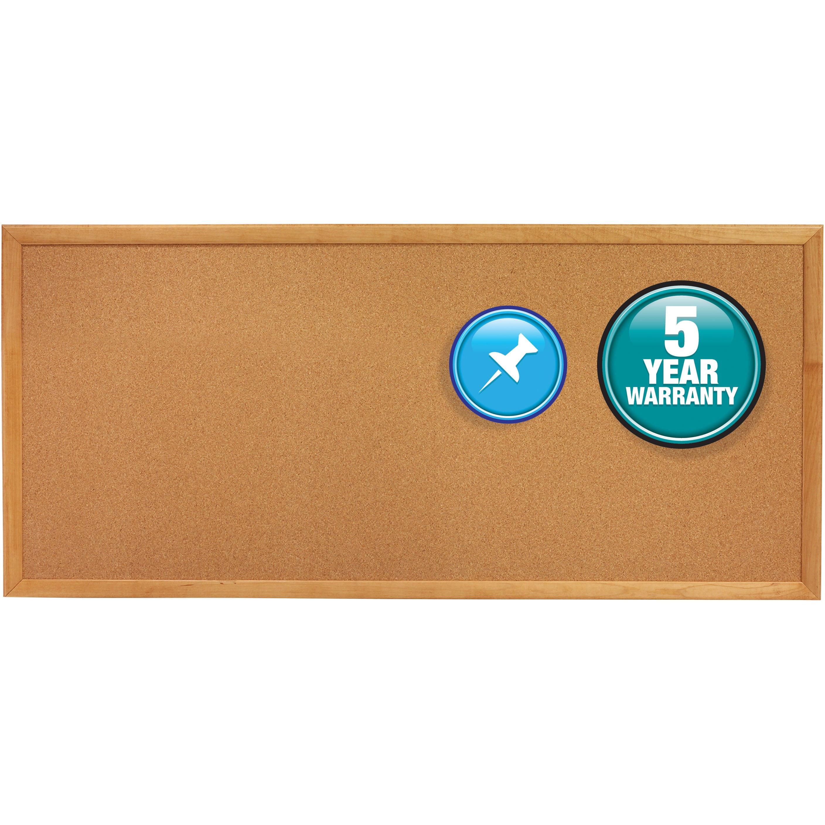 Quartet, QRT300, Oak Frame Standard Cork Bulletin Boards, 1 / Each