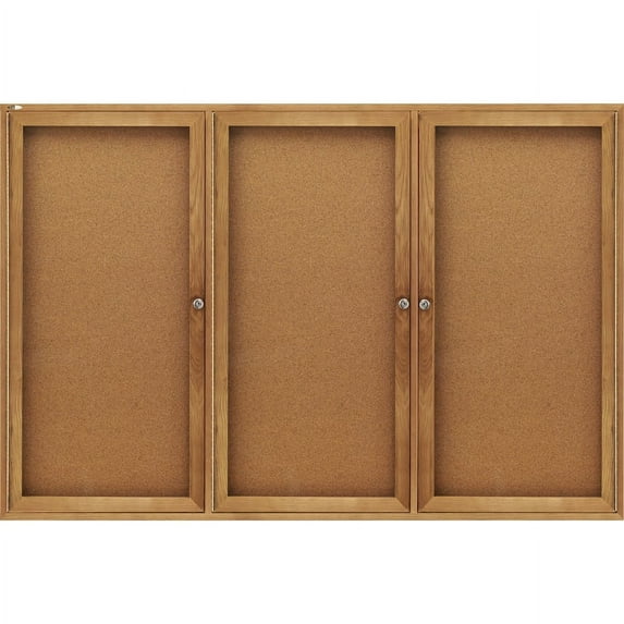 Quartet, QRT367, Enclosed Bulletin Board for Indoor Use, 1 / Each