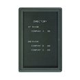 thumbnail image 1 of Quartet Radius Design Changeable Letter Directory, 2' x 3', 1 Door, Graphite Frame, 1 of 2