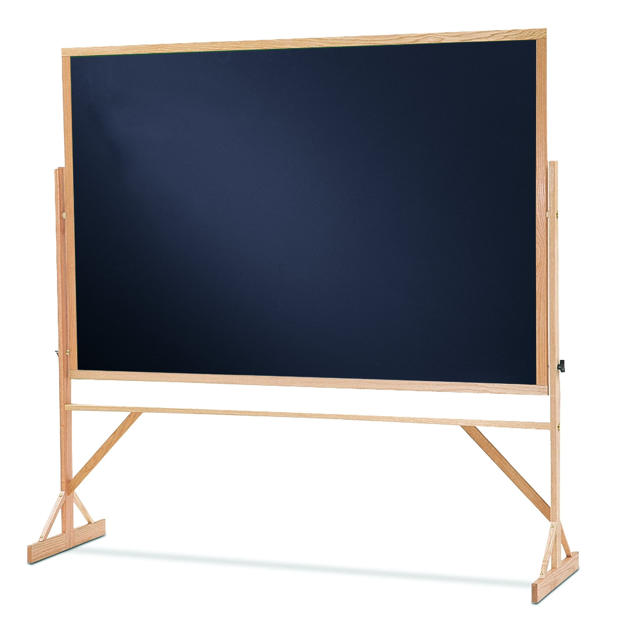 Quartet Reversible Easel - 4x6 Black Chalkboard with Hardwood