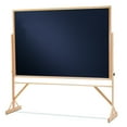 thumbnail image 1 of Quartet Reversible Easel - Black Chalkboard 4 x 6 Hardwood Frame - Chalkboards, 1 of 2