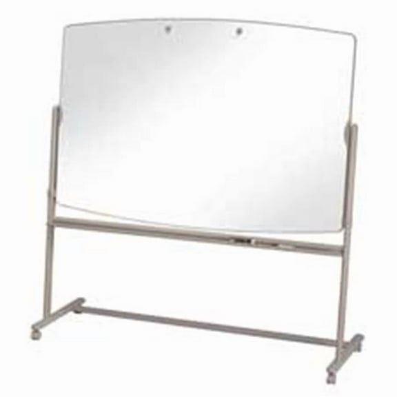 Quartet  Reversible Mobile Easel Board- 6ft.x4ft.-75in.- Neutral