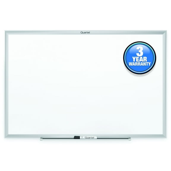 Quartet S533 Classic Series Melamine Whiteboard, 36 X 24, Silver Aluminum Frame