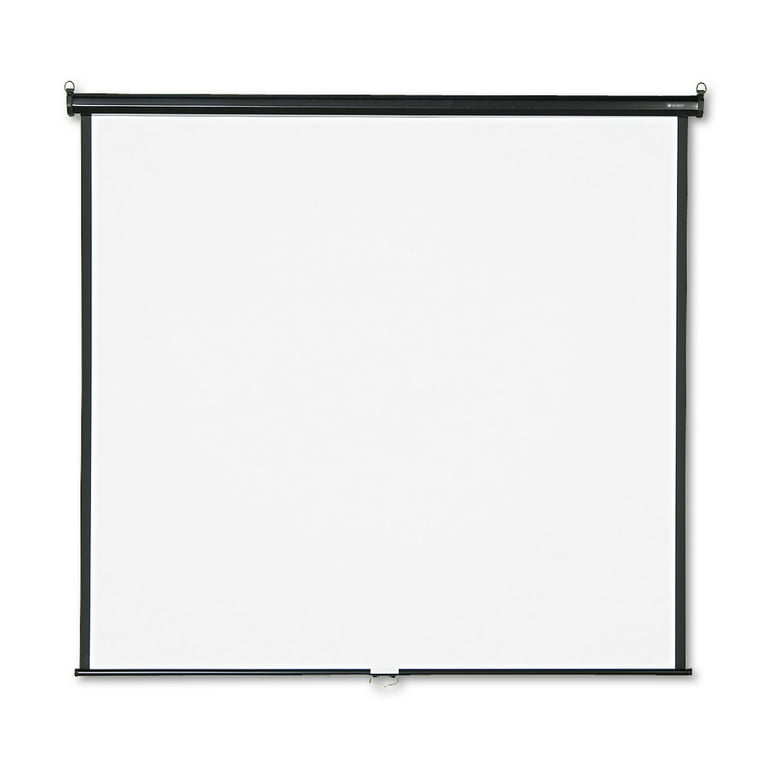 Wall or Ceiling Projection Screen, 70 x 70, White Matte Finish Wall or Ceiling Projection Screen, 70 x 70, White Matte Finish