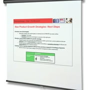 Quartet Wall/Ceiling Projection Screen, 96 x 96, High-Res, Matte Surface