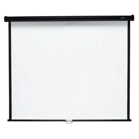 Quartet Manual Projection Screen 1:1 - Matte White - 70" x 70" - Wall Mount, Ceiling Mount