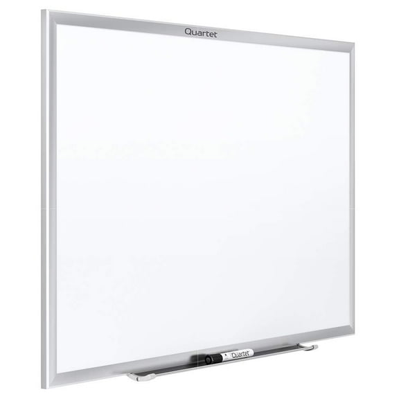Quartet Whiteboard, Non-Magnetic Dry Erase White Board, 2' x 1.5', Total Erase, Silver Aluminum Frame (S531)