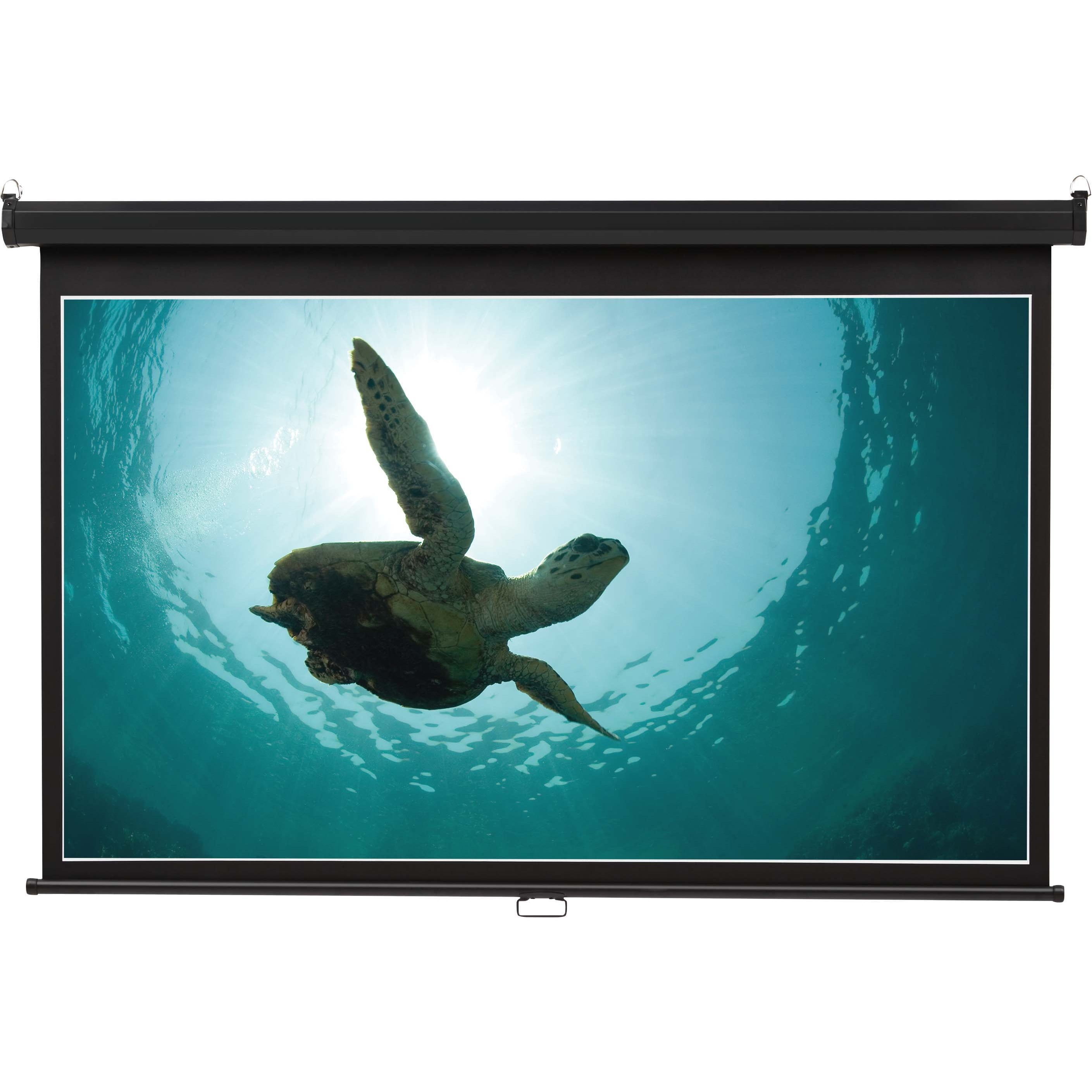 Quartet Wide Format Projection Screen, 16:9 Aspect Ratio, 52" x 92", Wall Mount