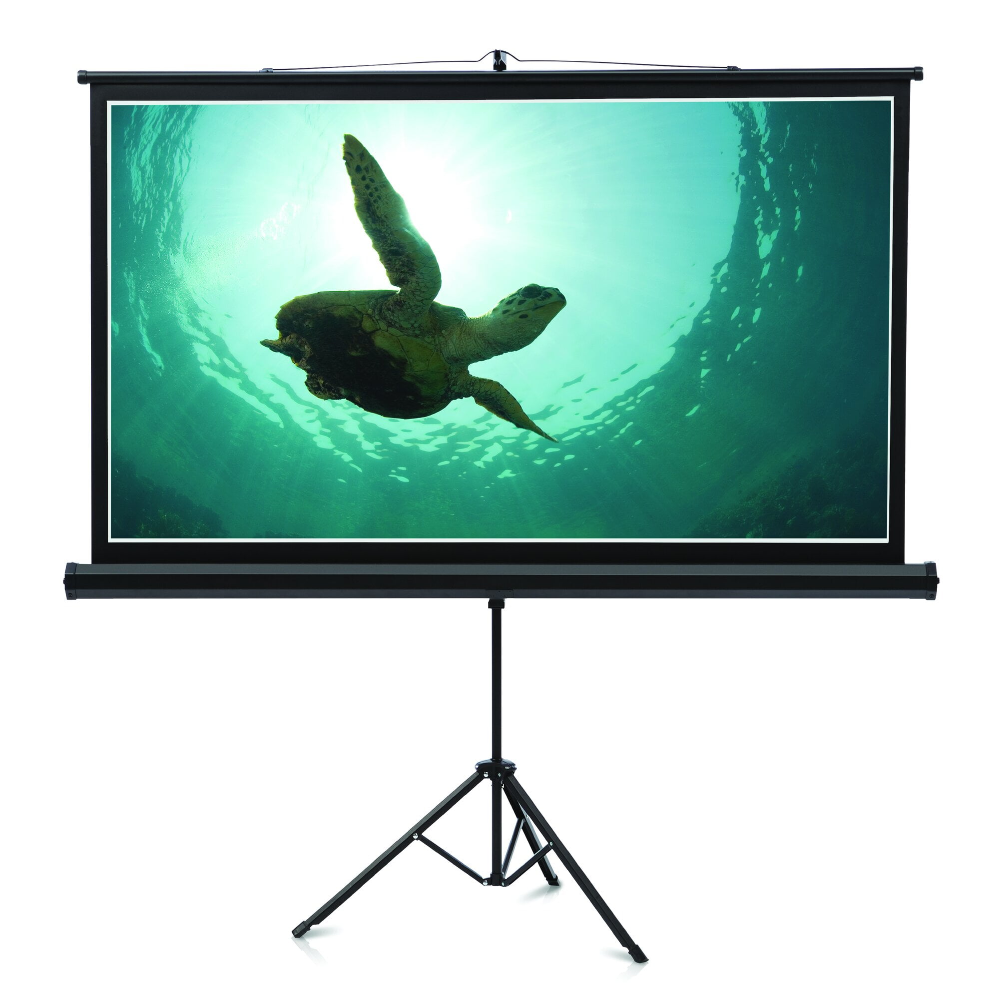 Quartet Wide Format Tripod Base Projection Screen 52 x 92 White 85568