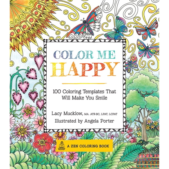 Pre-Owned Quarto Publishing Color Me Happy: Coloring Templates for Meditation and Relaxation