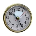 thumbnail image 1 of Quartz Clock Insert, 2.55 inches Retro Style DIY Quartz Clock Insert Movement Replacement Gold for Home Bedroom, 1 of 5