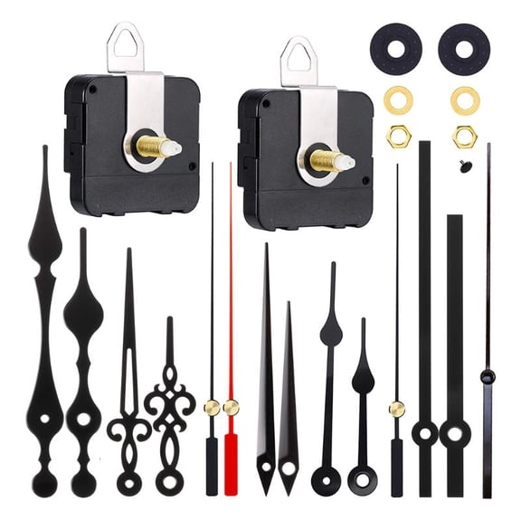 Quartz Clock Mechanisms Powered Replacement Kit Silent Wall Hang Clock Movement