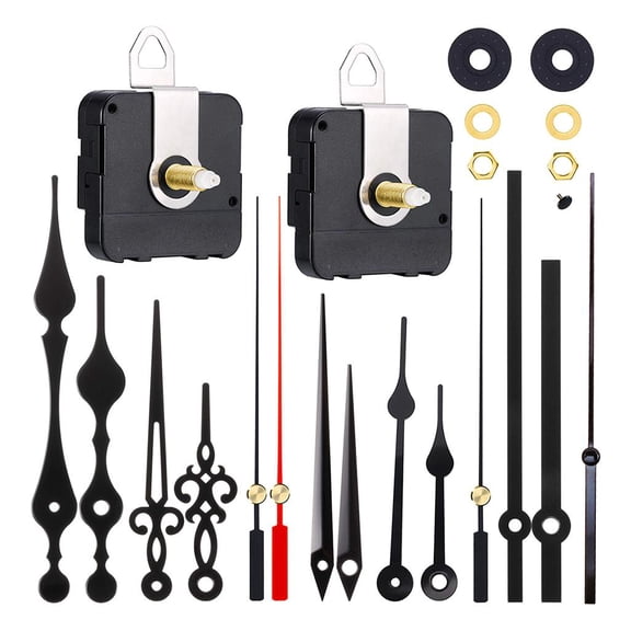 Quartz Clock Mechanisms Powered Replacement Kit Silent Wall Hang Clock Movement