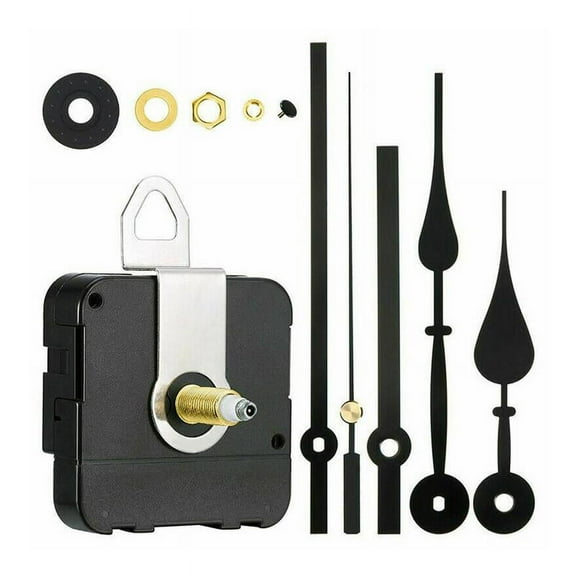 Pekkaxy Quartz Clock Movement Kit, 4.0 in Hour Hand for Silent Operation, DIY Wall Clock Repair and Assembly