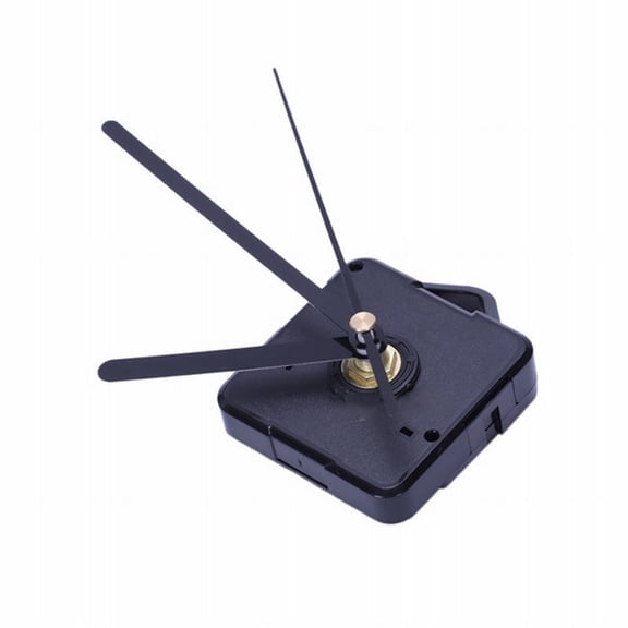 Quartz Clock Movement Mechanism With Hour Minute Second Hands And Fittings For Wall Clock Repair Replacement, Easily To Install Center Fixing Motor Requires AA Battery