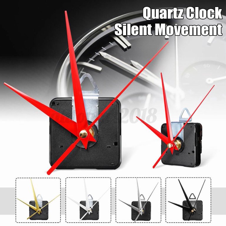 Quartz Clock Movement Mechanisms Non Ticking Clock Mechanism with Clock Hands Sets of DIY Movement Kits Replacement 13 mm Walmart