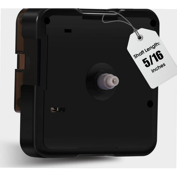 Quartz Clock Movement Replacement Clock Mechanism Battery Operated, Wall Clock Parts for Do It Yourself (20/64 inch Total Shaft Length,No Included Hands, DW-5168 Serie)