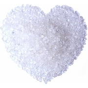 Quartz Crystal Stones - 0.66 lb/300 g - White Clear Rock Quartz Tumbled Chips Stone Irregular Aquarium Pebble Decorative Rocks Gravels Sands for Home Decorative Stones Vases Plants Succulents Cactus