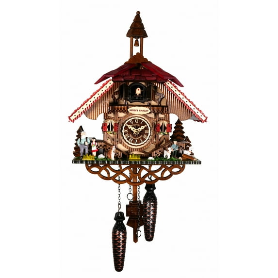 Quartz Cuckoo Clock Black forest house