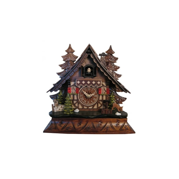 Quartz Cuckoo Clock Black forest house