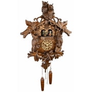Quartz Cuckoo Clock Owls with Music, Spinning Dancers