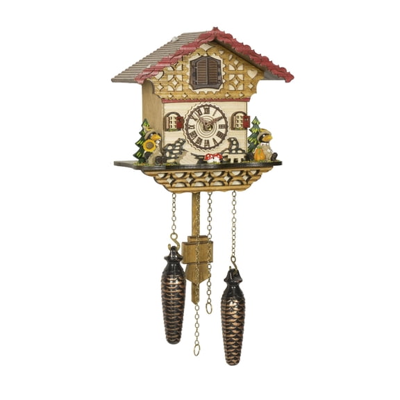 Quartz Cuckoo Clock Swiss house with music TU 4232 QM