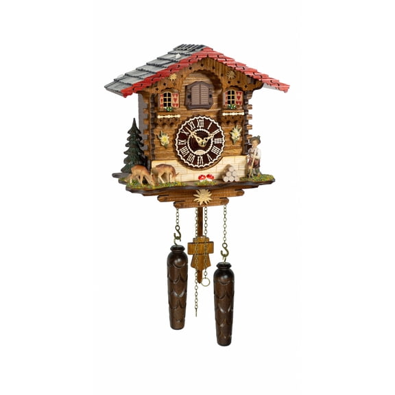 Quartz Cuckoo Clock Swiss house with music TU 4279 QM HZZG