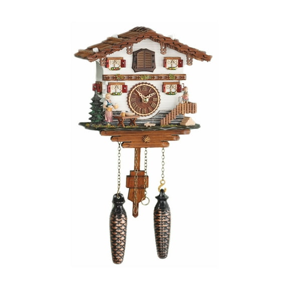 Quartz Cuckoo Clock Swiss house with music TU 485 QM