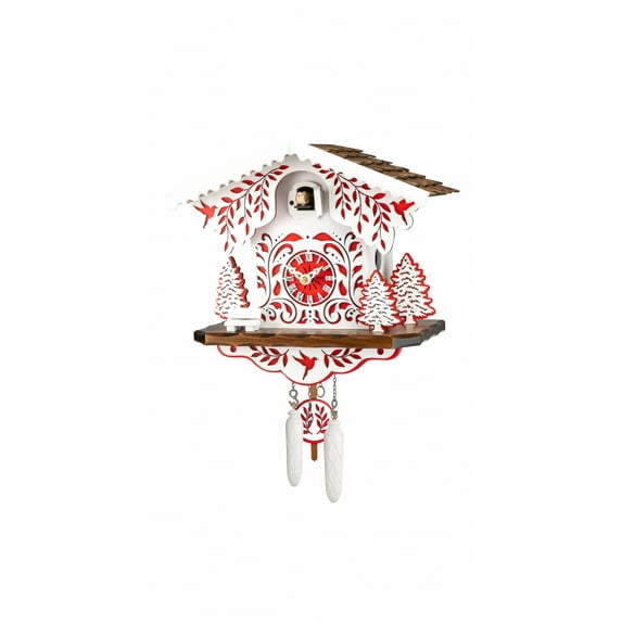 Quartz Cuckoo Clock Swiss house with music