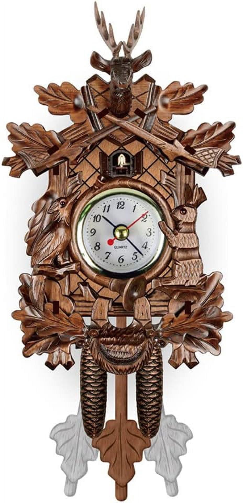 Quartz Cuckoo Clock Wall Cuckoo Clock Traditional Chalet Clock Antique ...